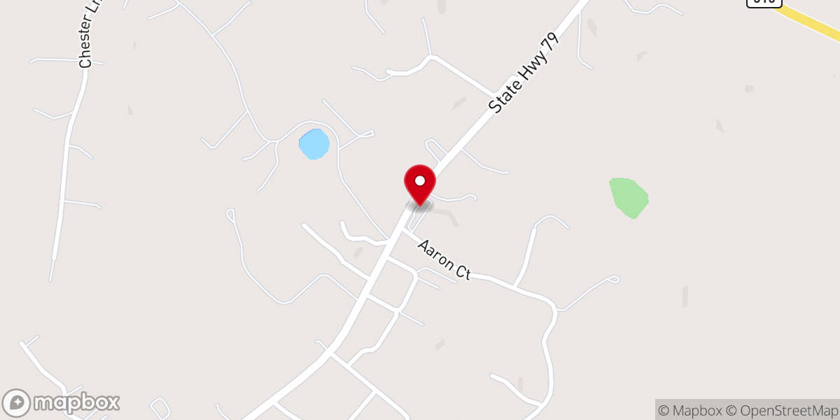 Map showing location of Tabernacle of Worship Inc