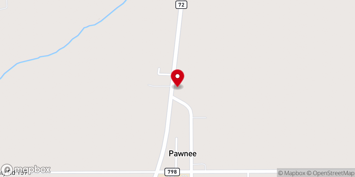 Map showing location of Our Lady of Guadalupe Mission