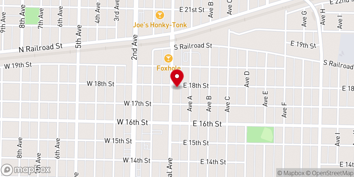 Map showing location of Church of God 7th Day - Kearney NE