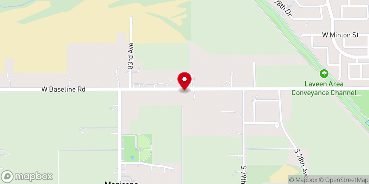 Map showing location of Maricopa Village Seventh-day Adventist Church