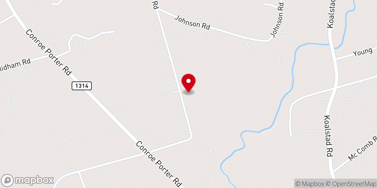 Map showing location of Mercy Seat Worship Center