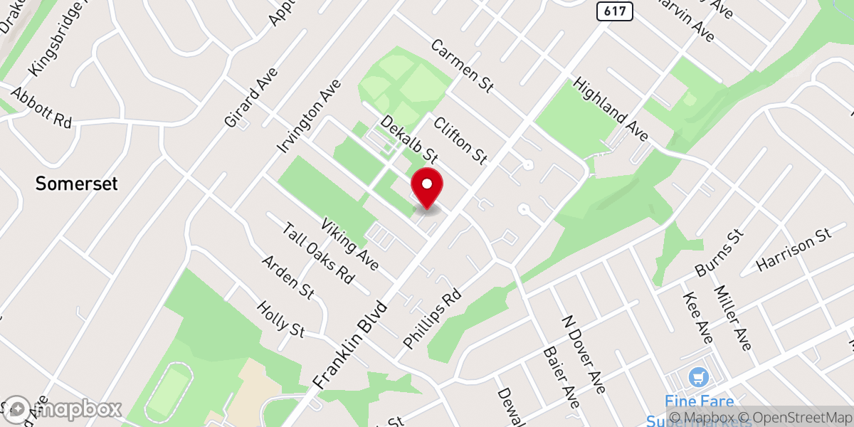 Map showing location of Eternal Life Christian Center