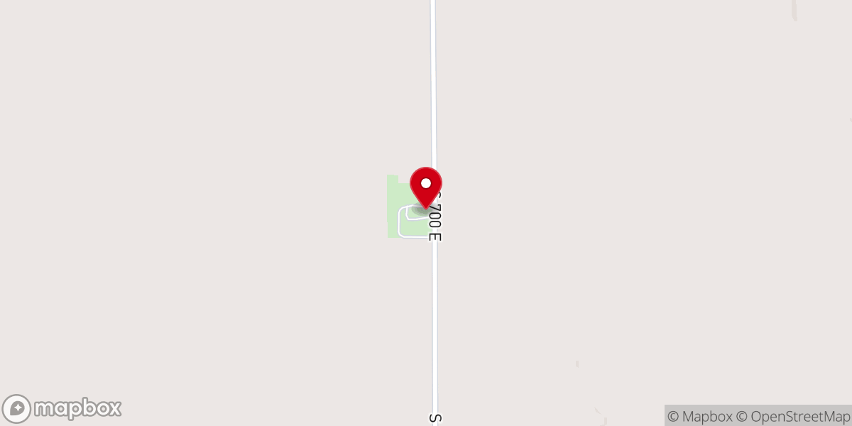 Map showing location of Hopewell Church