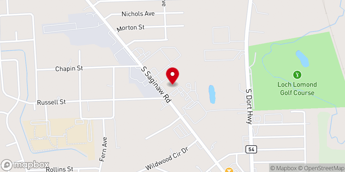 Map showing location of Twin Cities Baptist Church