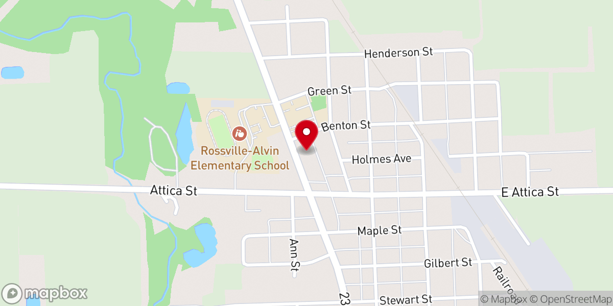 Map showing location of Morning Star Church
