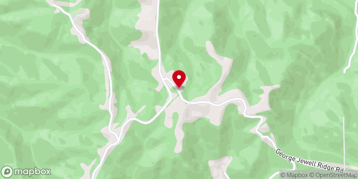 Map showing location of Little Flock Church