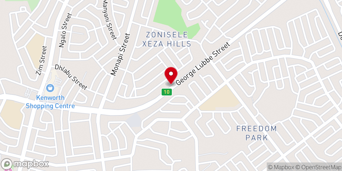 Map showing location of The true Christian faith methodist church