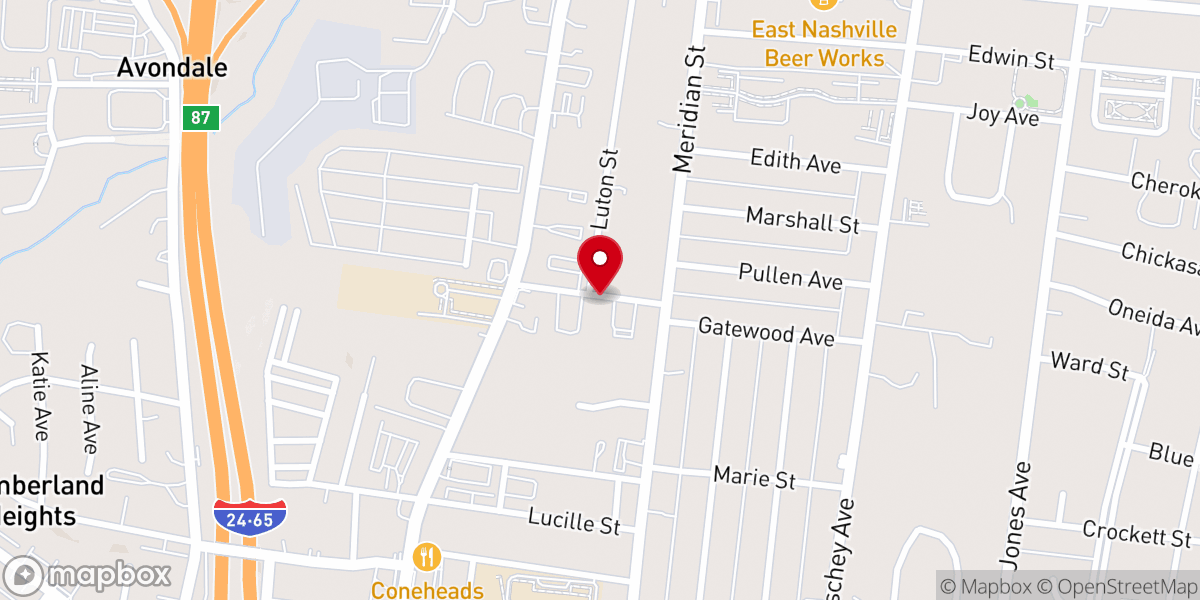 Map showing location of New Life Seventh Day Adventist Church