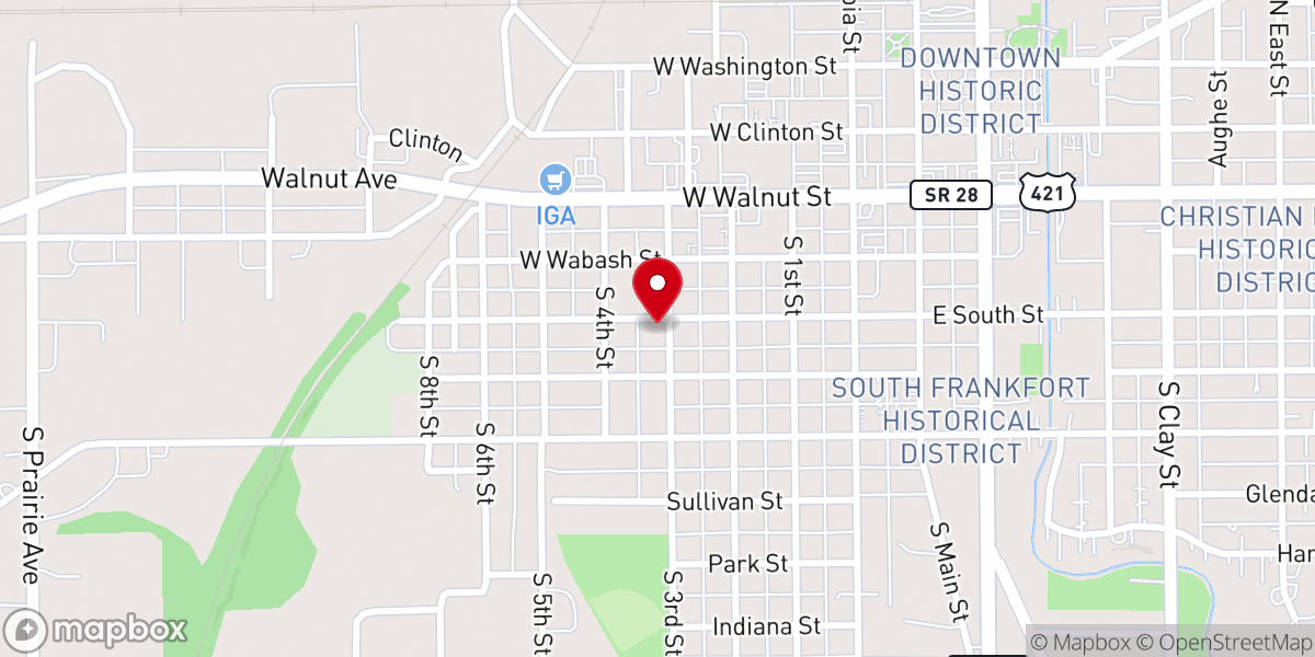 Map showing location of Connecting Point Church