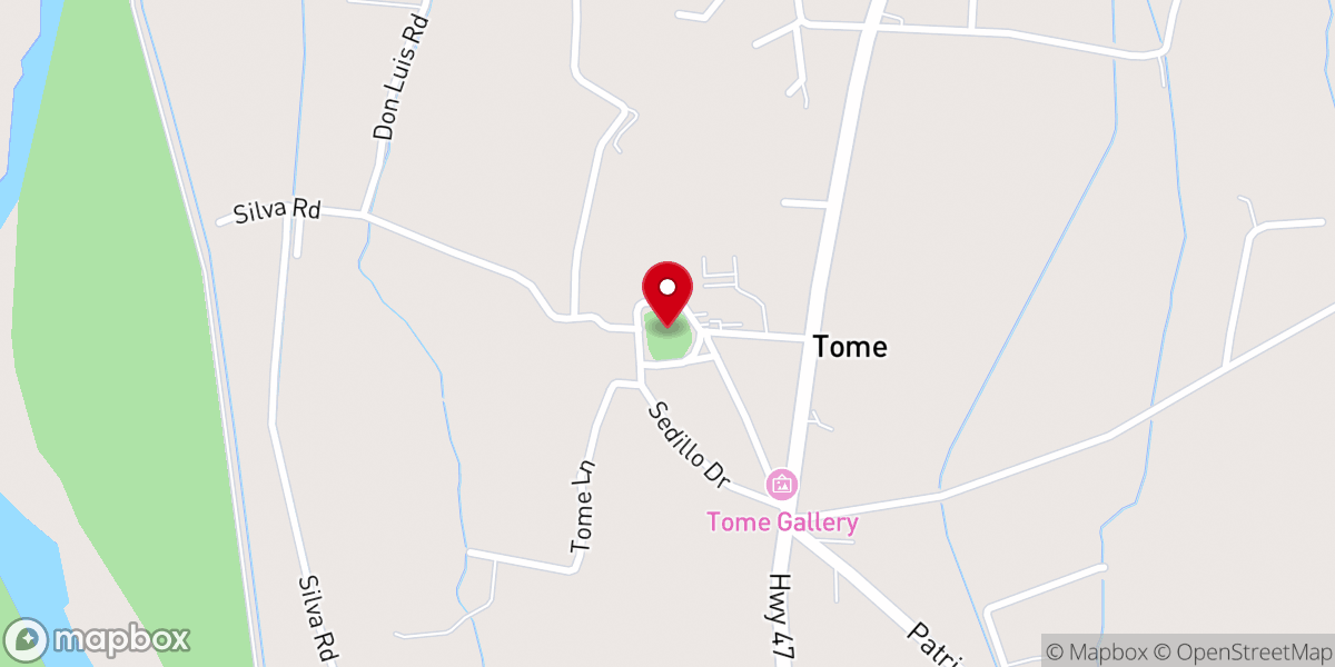 Map showing location of Park of Tomé