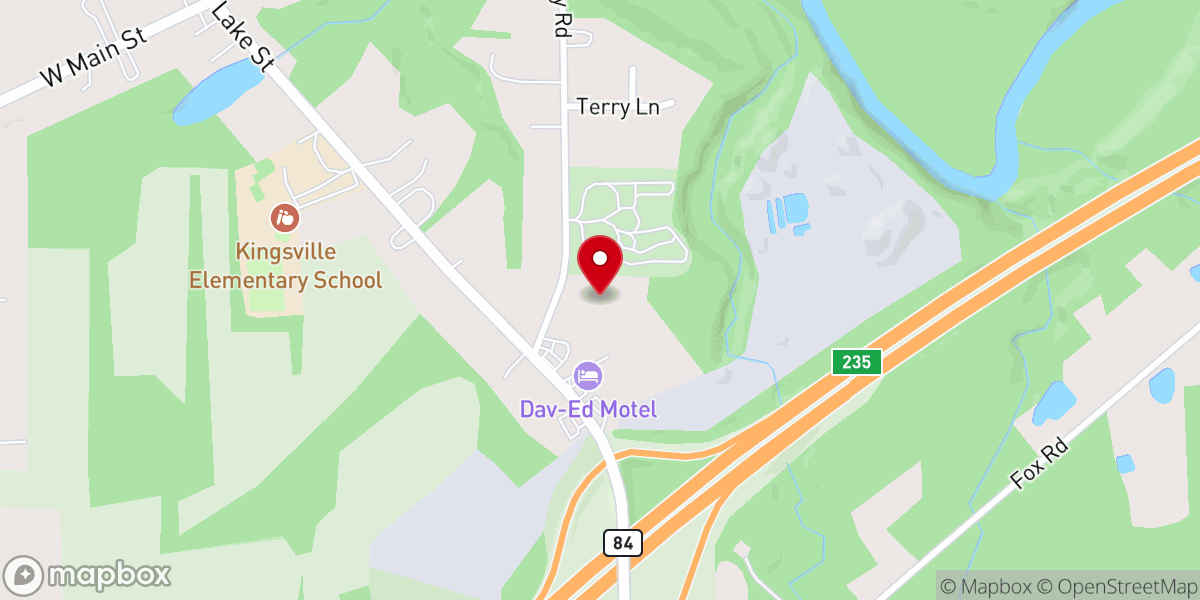 Map showing location of New Apostolic Church