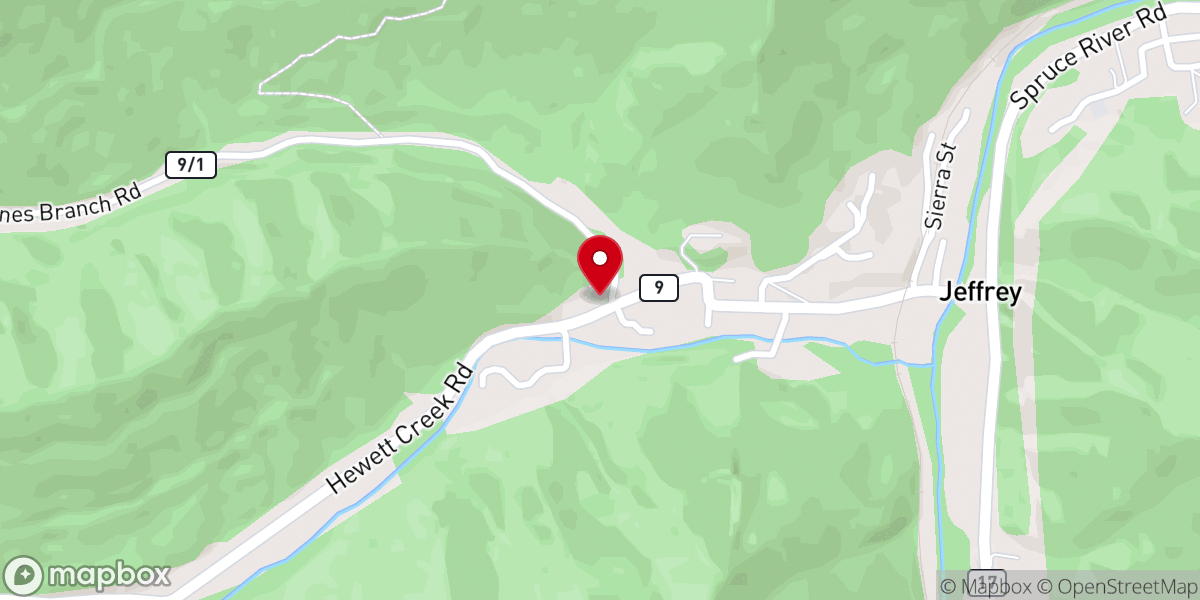 Map showing location of Ball Chapel Church