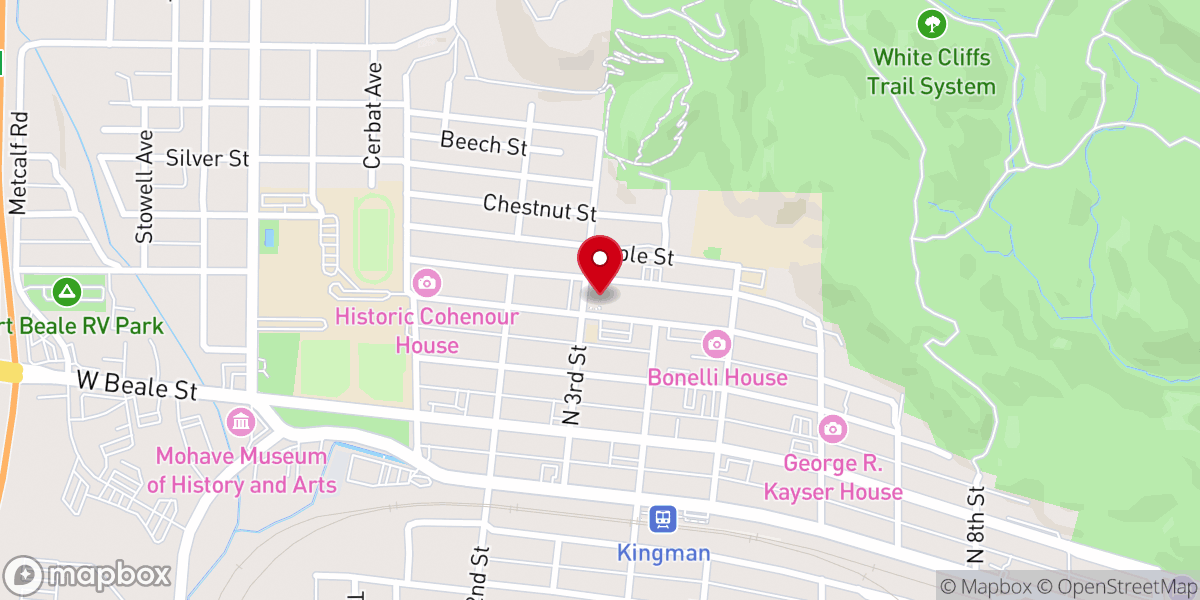 Map showing location of Saint Mary Roman Catholic Church