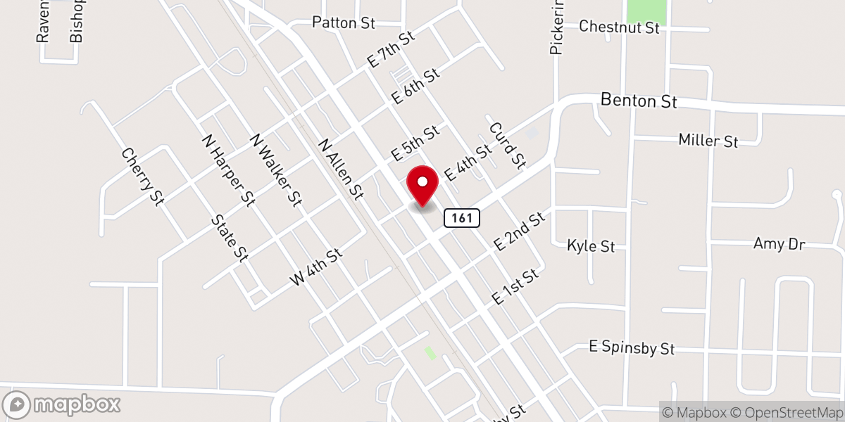 Map showing location of Knights Of Columbus