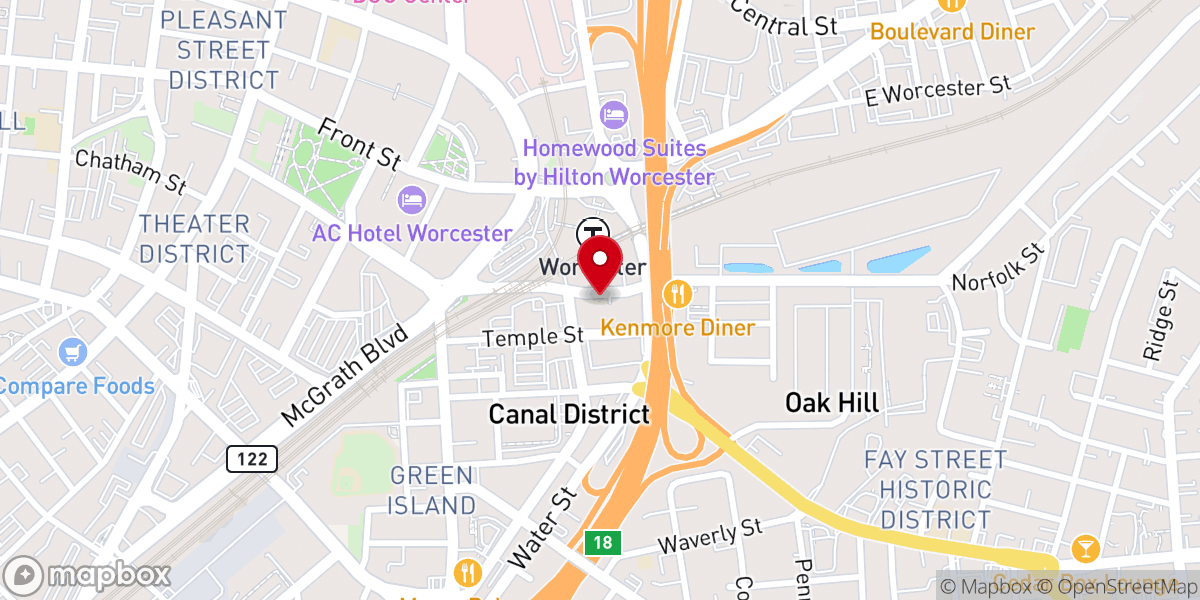 Map showing location of Covenant of Grace Reformed Baptist Church