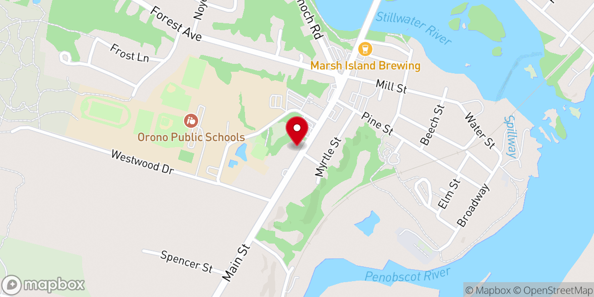 Map showing location of The Stone Manor