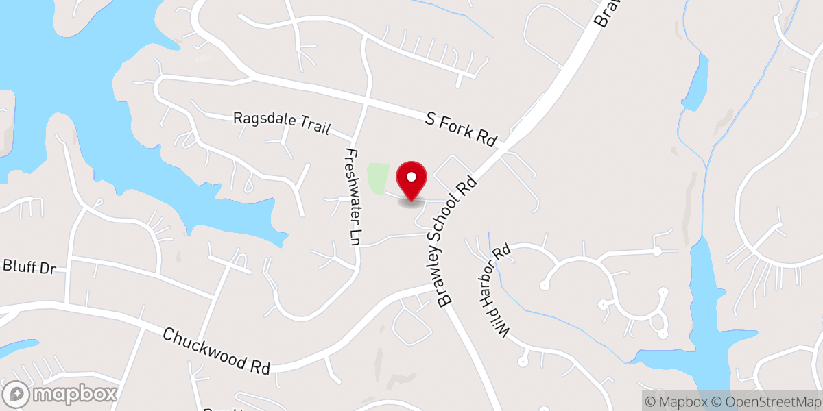 Map showing location of Morrows Chapel United Methodist Church
