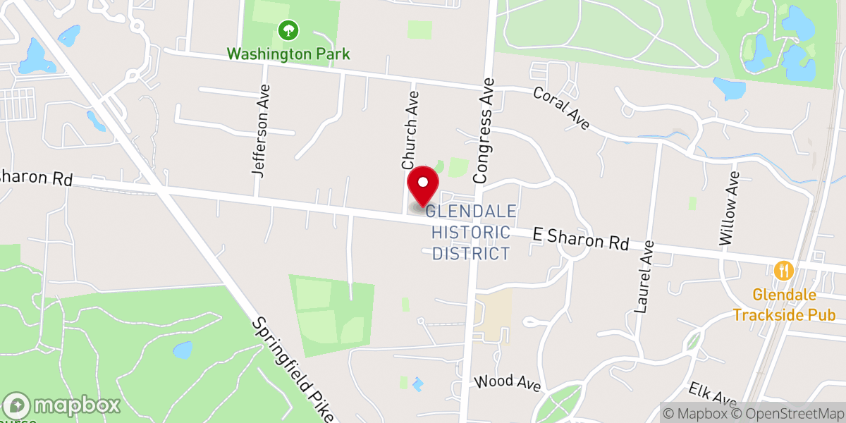 Map showing location of St Gabriel Catholic Church