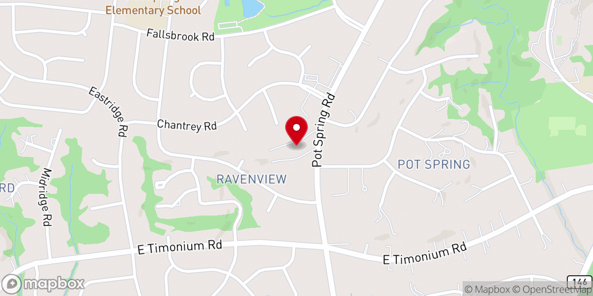 Map showing location of St. Francis Episcopal Parish