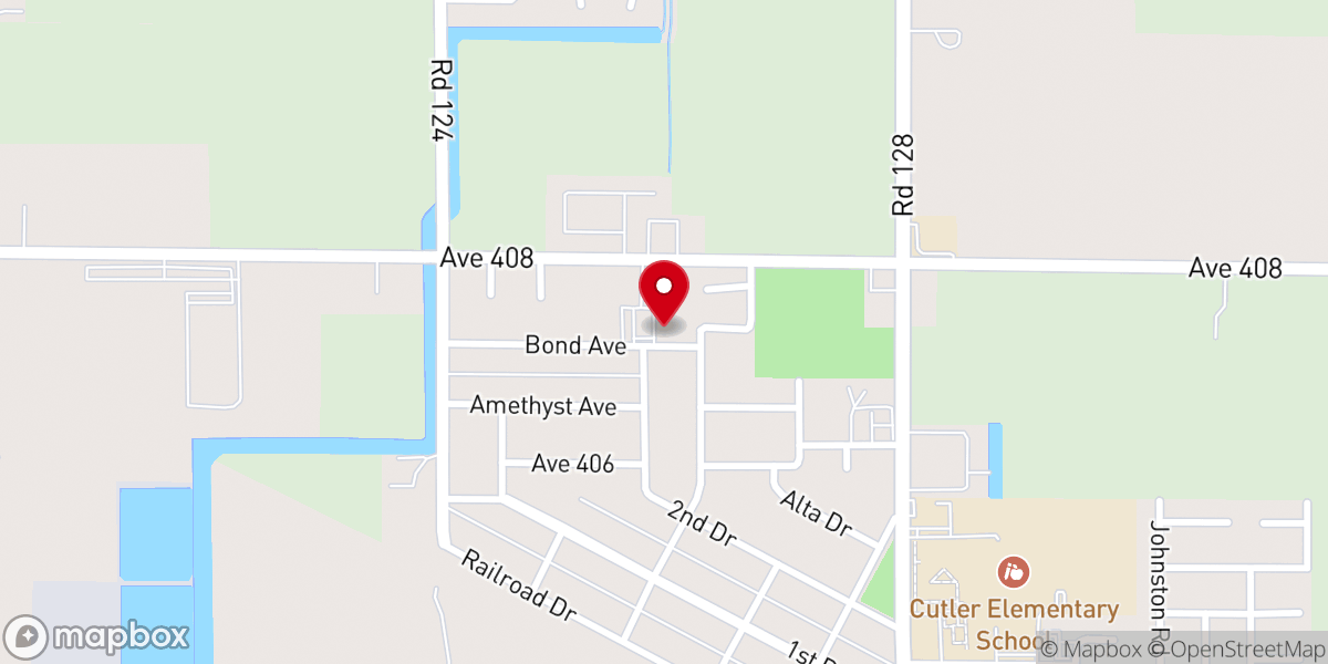 Map showing location of St. Mary's Catholic Church