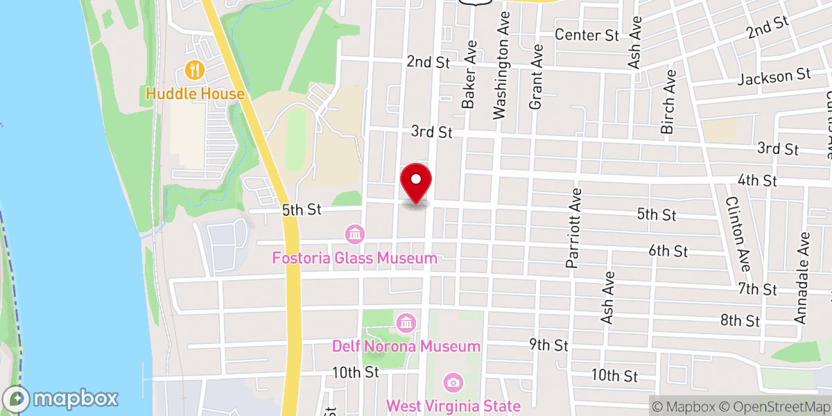 Map showing location of Dr. Garry L. Lewis, DDS