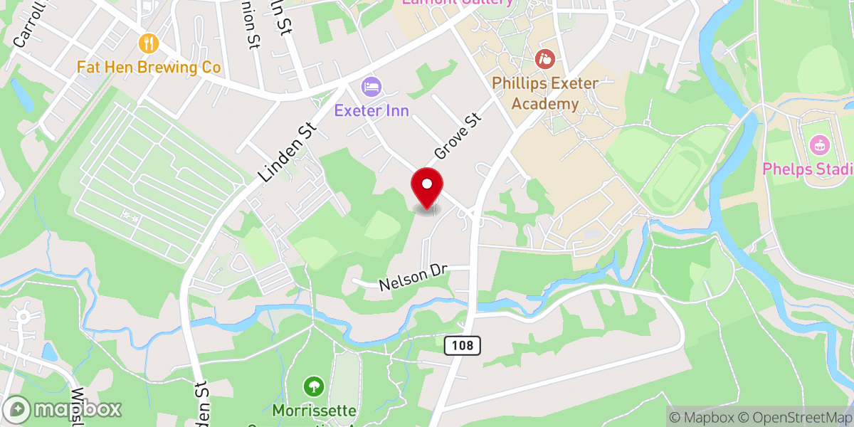 Map showing location of Christ Episcopal Church