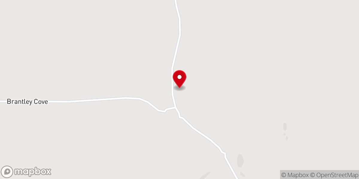 Map showing location of Mount Harmon Church