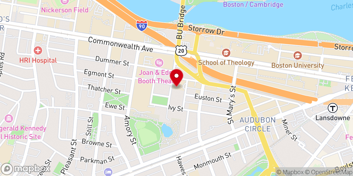 Map showing location of New England Institute of Jewish Studies Inc