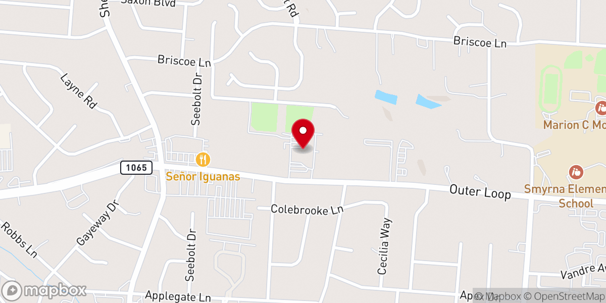 Map showing location of Saint Athanasius Catholic Church