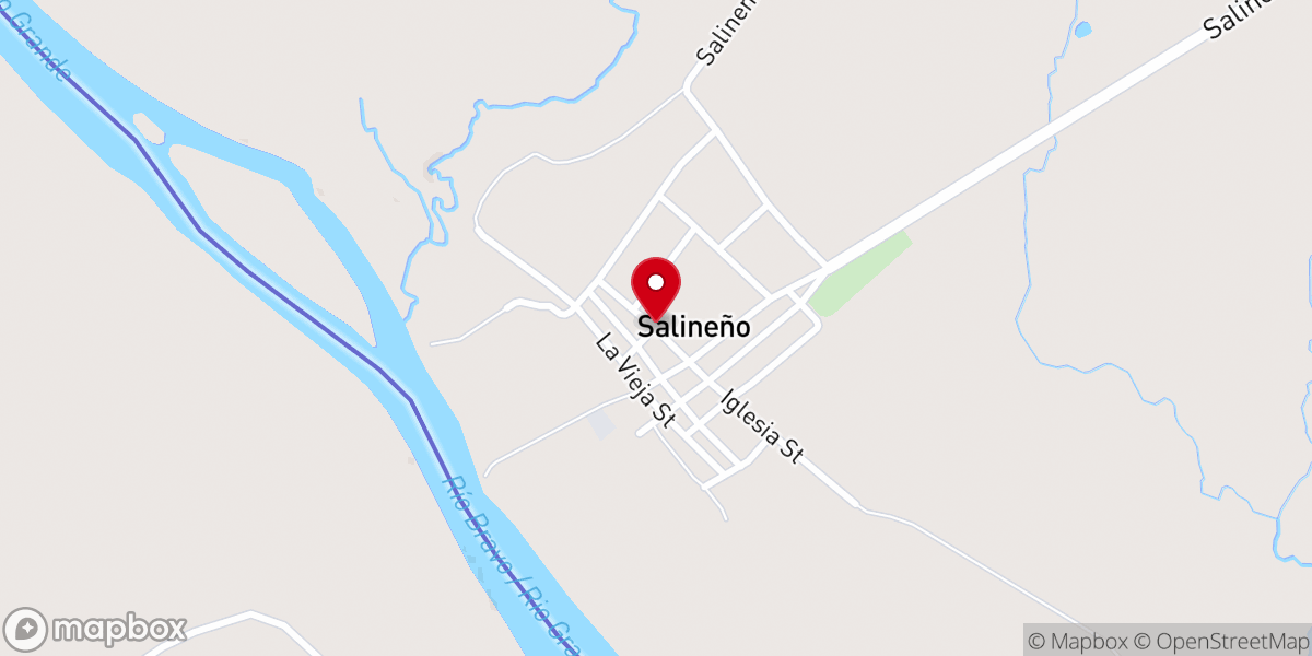 Map showing location of St. Joseph (Salineño)