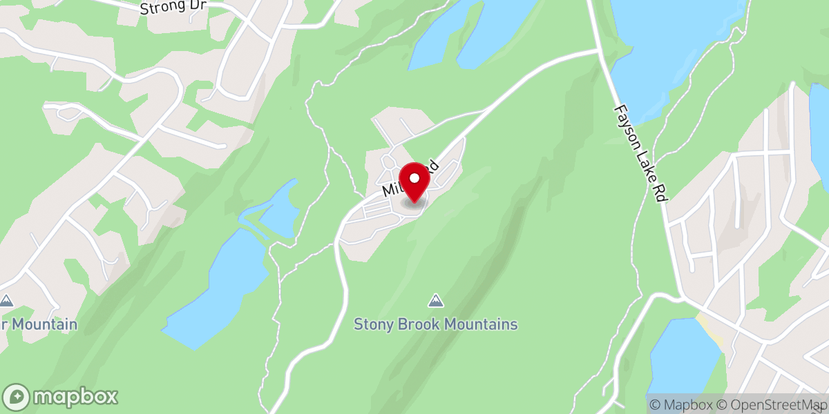 Map showing location of Our Lady of the Magnificat Roman Catholic Church