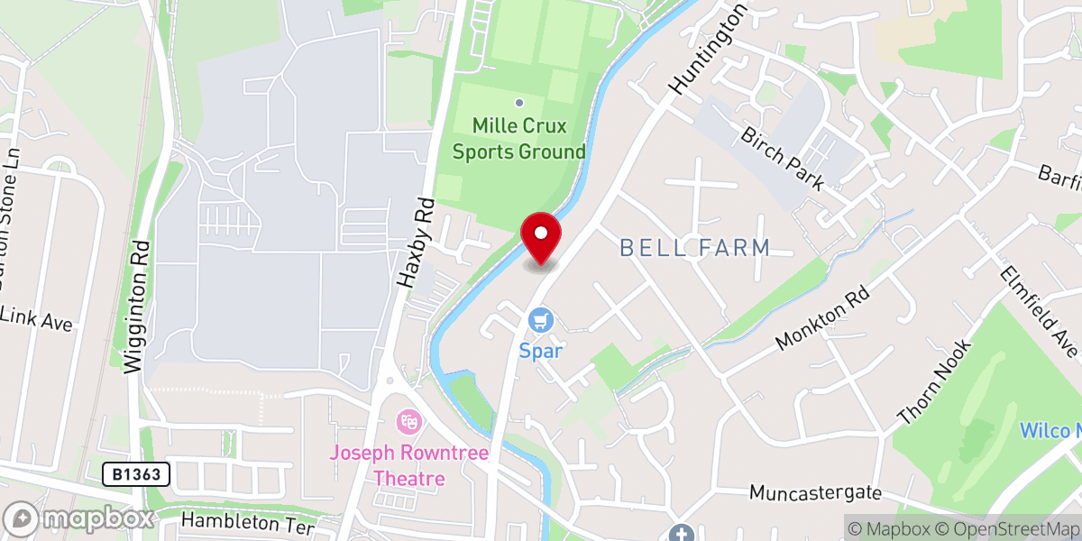 Map showing location of Living Word Church