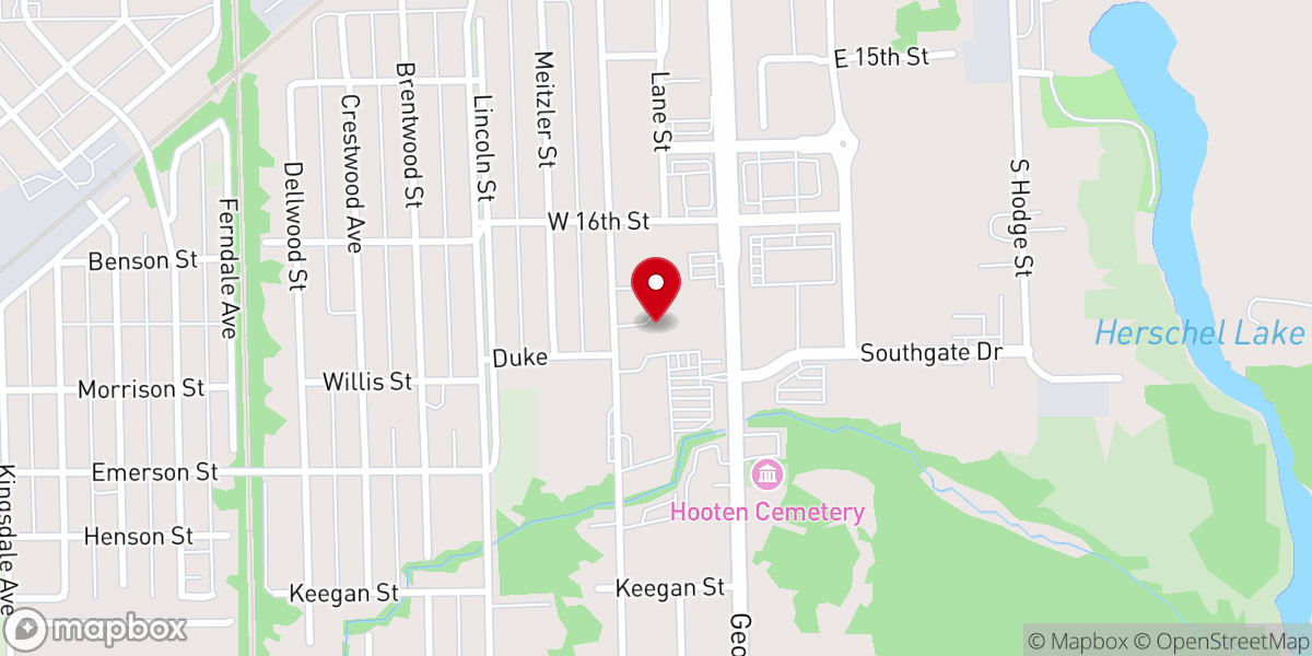 Map showing location of Grace Community