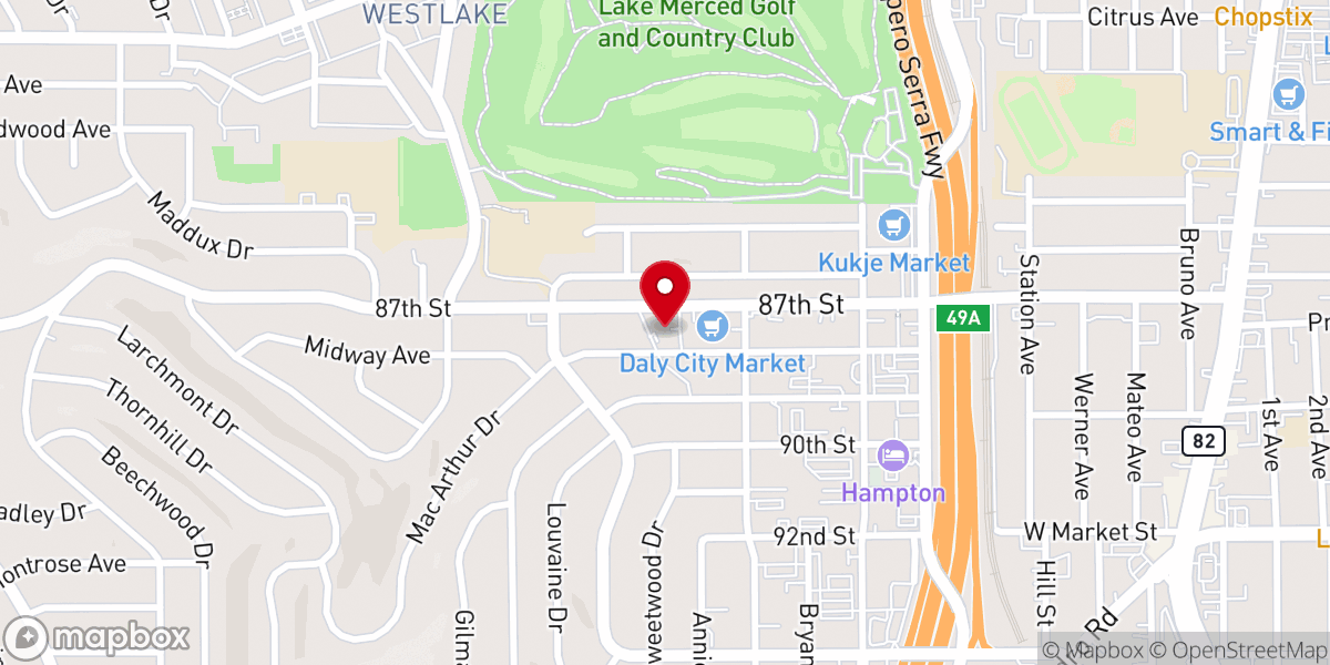 Map showing location of Living Stone Ministries