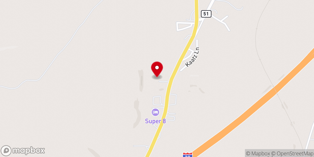 Map showing location of New Beginnings Baptist Church Ofmalvern Inc