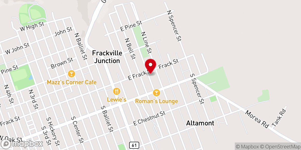 Map showing location of St Joseph Parish, Office
