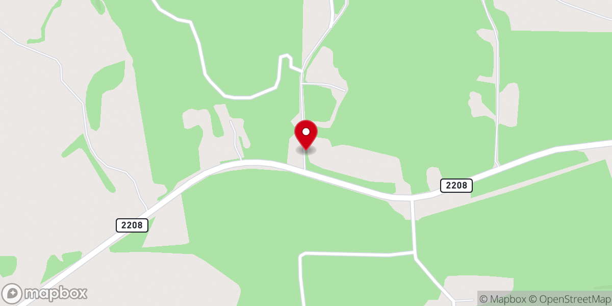 Map showing location of Mt Pleasant Baptist Church