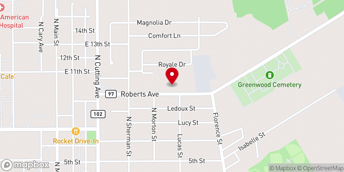 Map showing location of Our Lady Immaculate Catholic School