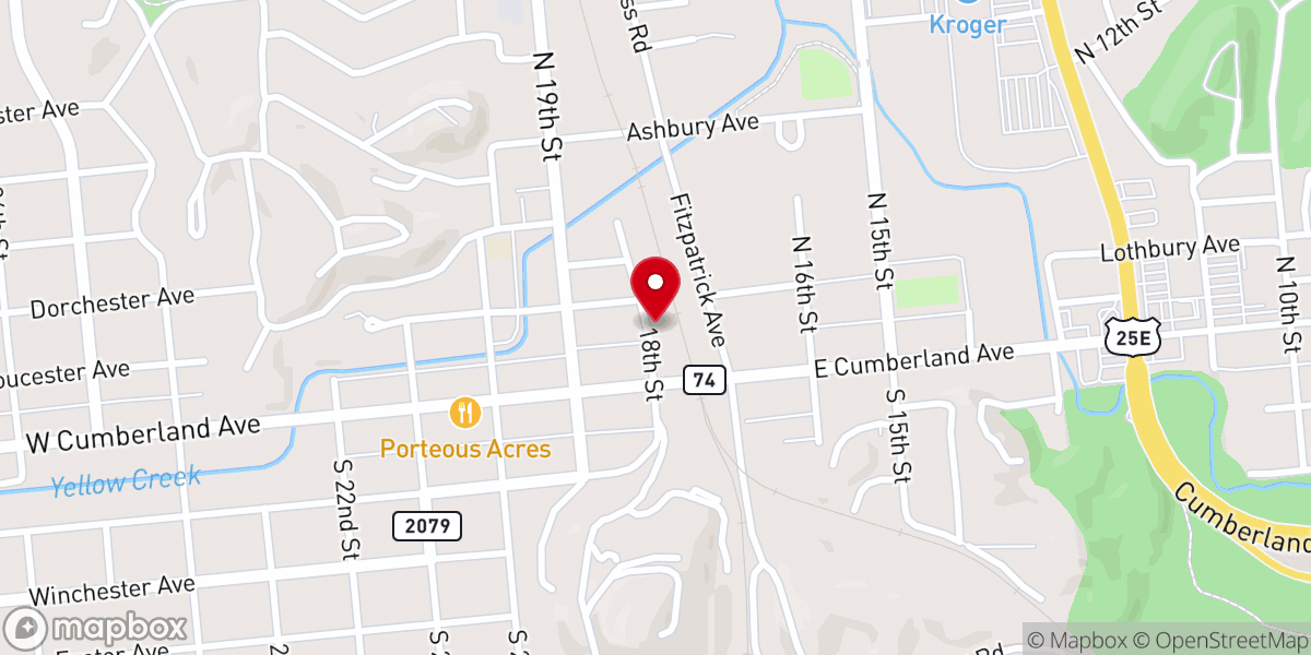 Map showing location of Salvation Army