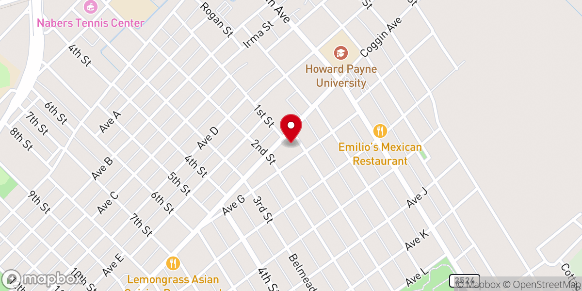 Map showing location of Grace Lutheran Church LCMS