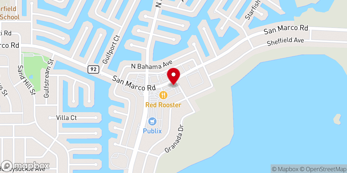 Map showing location of Faith USA