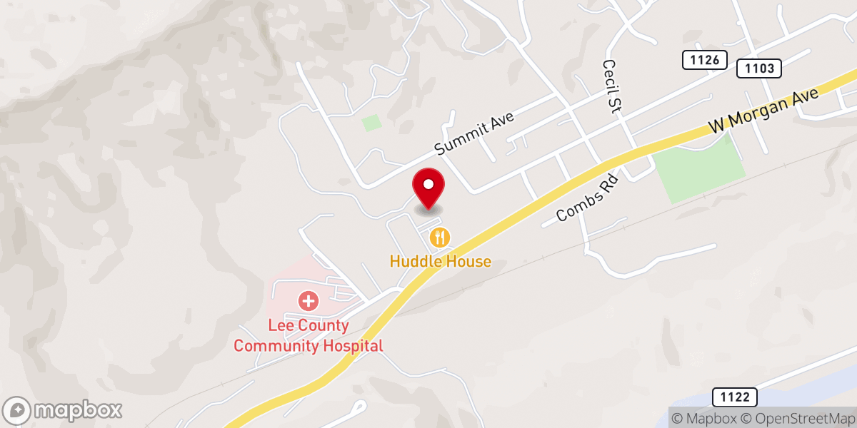 Map showing location of Calvary Baptist Bible College