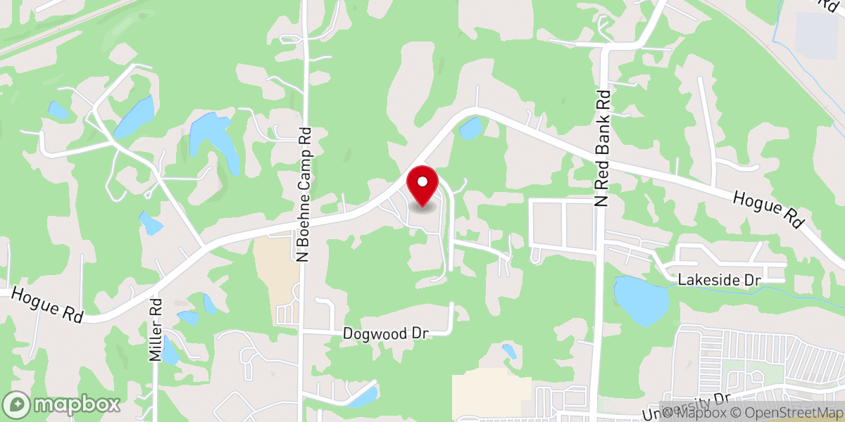 Map showing location of Corpus Christi Catholic Church