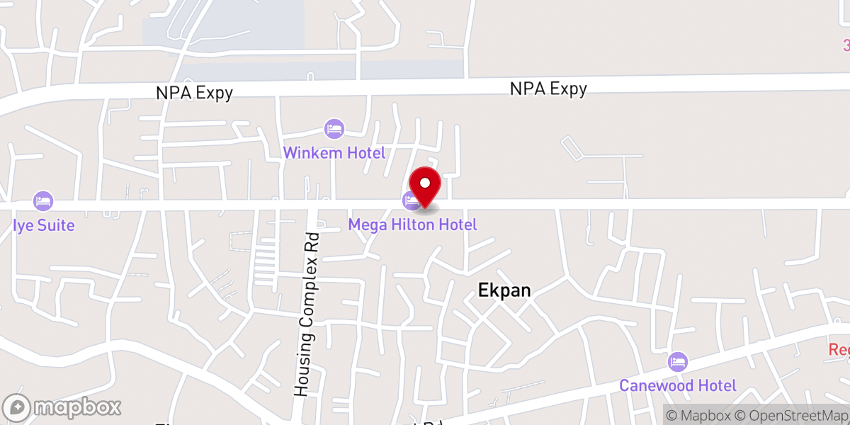 Map showing location of St Joseph Catholic Church Refinery Road Ekpan, Uvwie, Delta State, Nigeria
