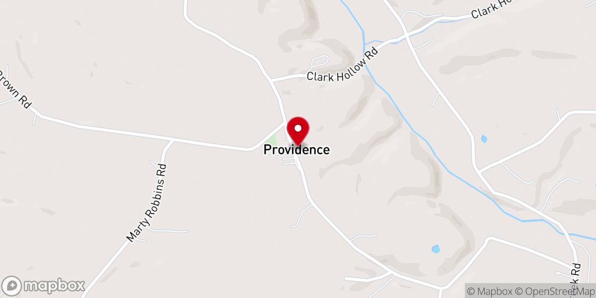 Map showing location of The Well at Providence
