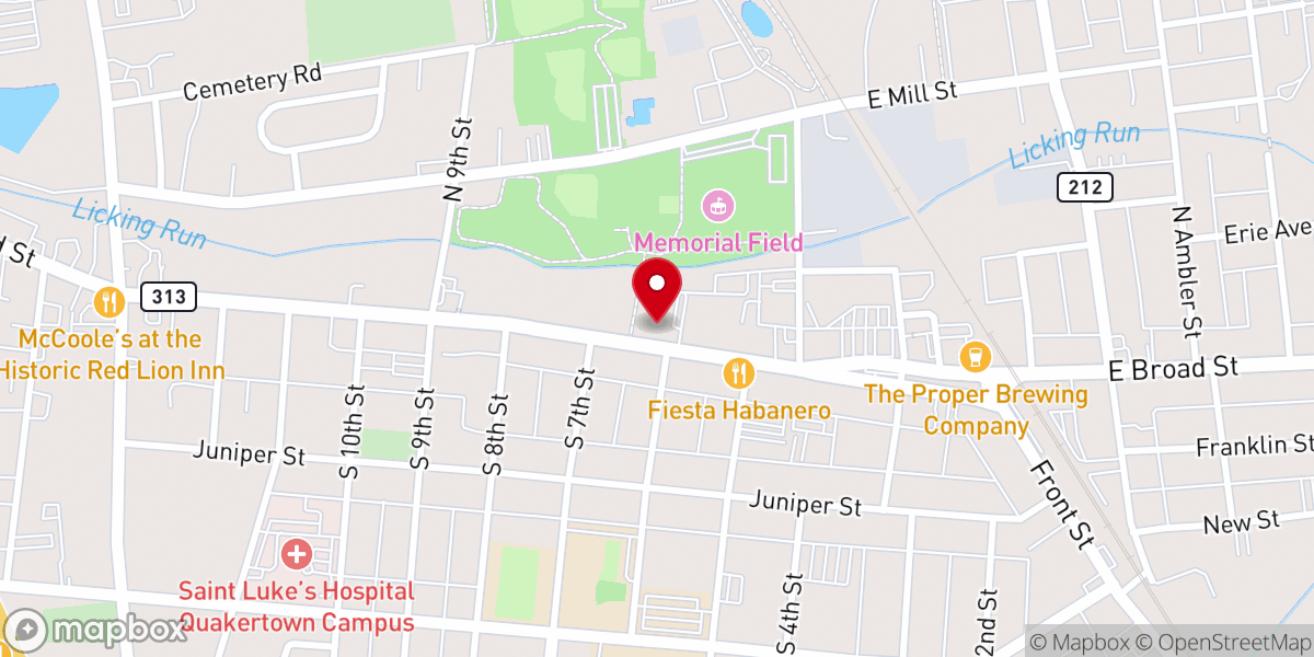Map showing location of Saint Isadore Food pantry - Food Distribution Center