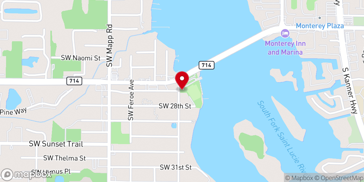 Map showing location of New Beginnings Christian Church