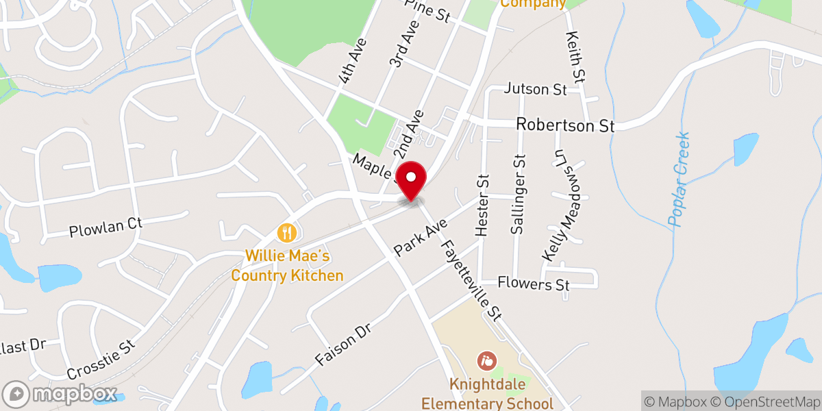 Map showing location of Faith Zone Ministries