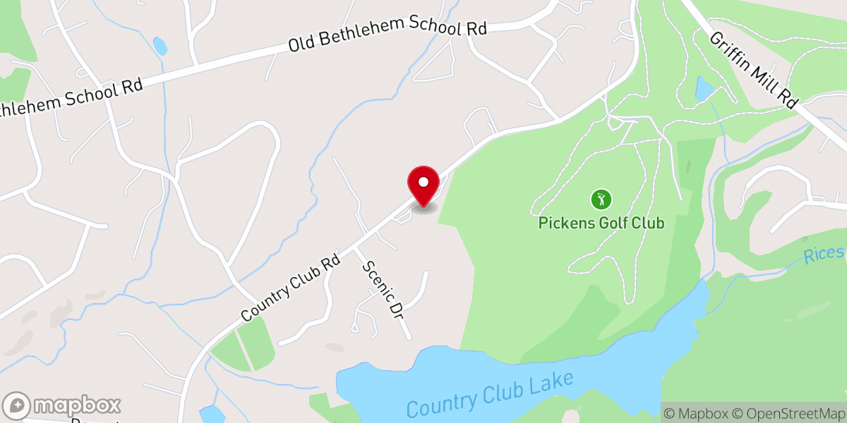 Map showing location of Mt Sinai Baptist Church