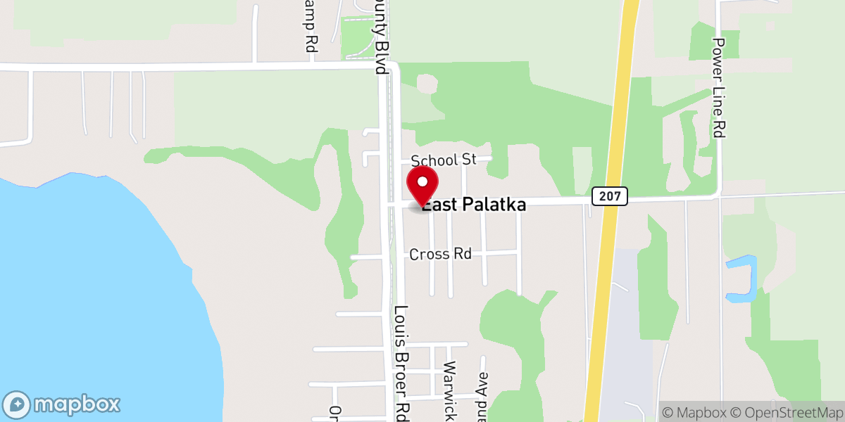 Map showing location of New Life Temple Fellowship